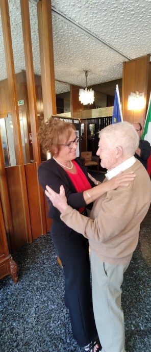 Maria Pia Pedalà and Reg Green